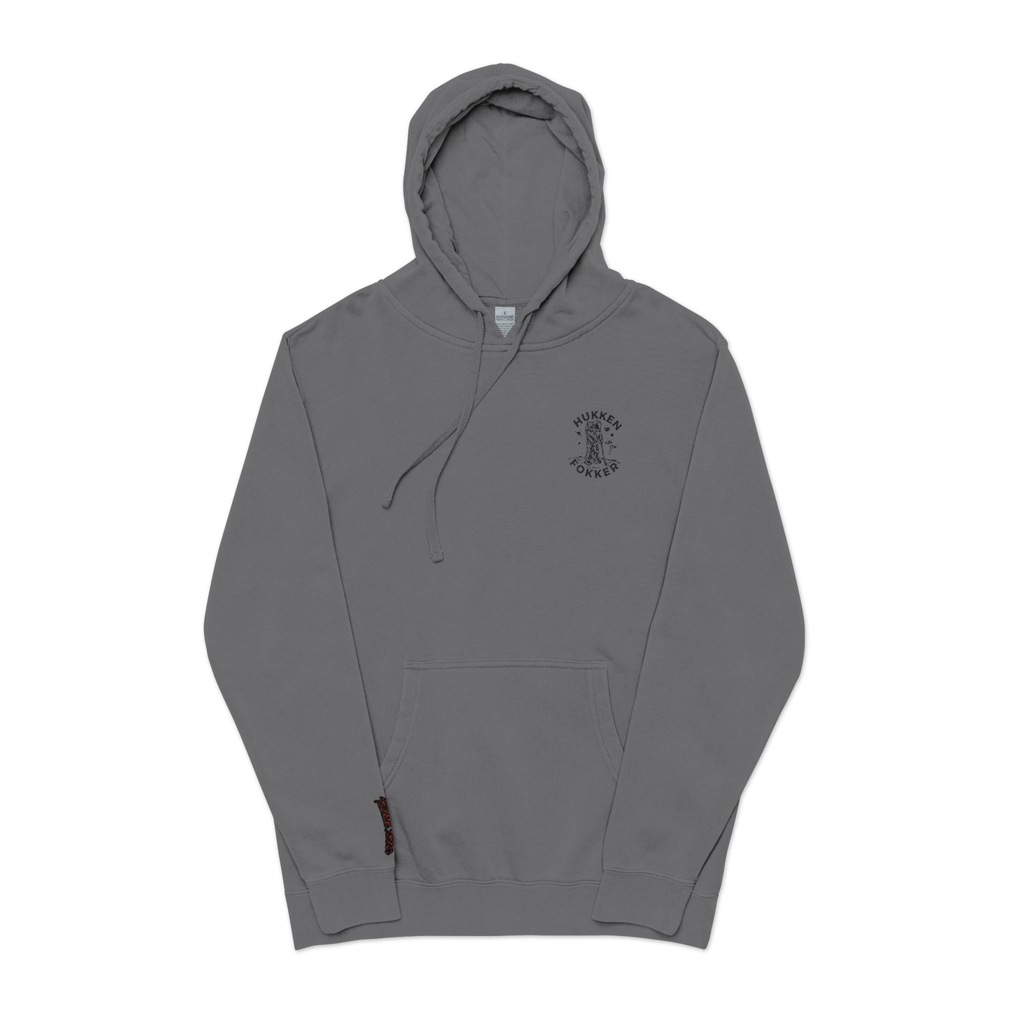 2023 Unisex Pigment-Dyed Hoodie (Embroidery)