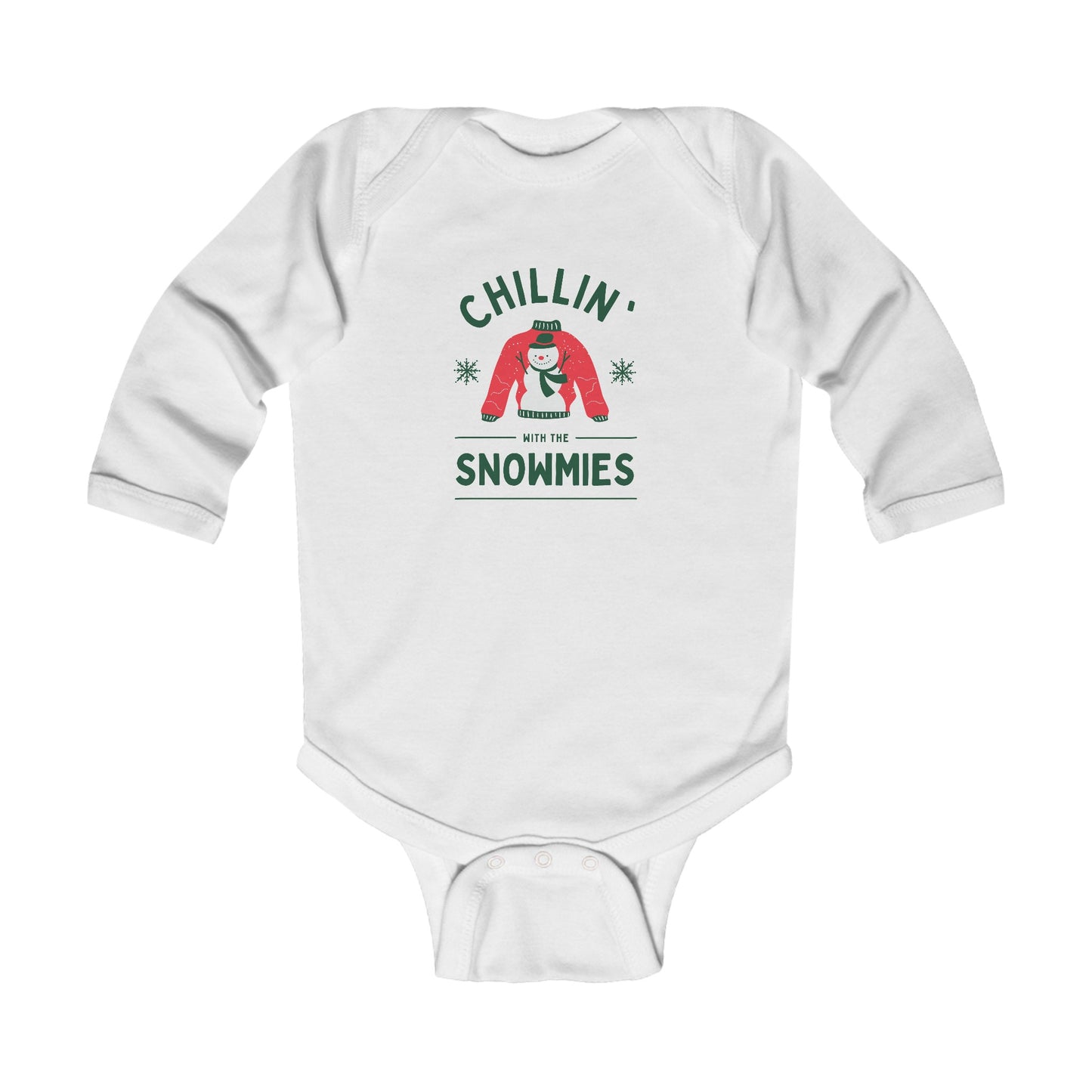 Snowmies Infant Long Sleeve Bodysuit