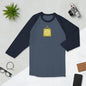 Shop Custom Swag 3/4 sleeve raglan shirt