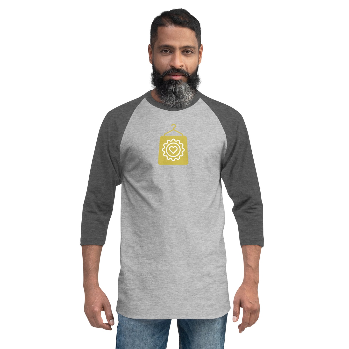 Shop Custom Swag 3/4 sleeve raglan shirt