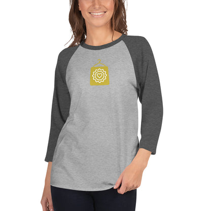 Shop Custom Swag 3/4 sleeve raglan shirt