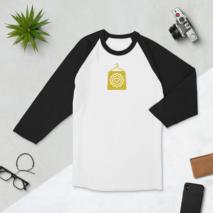 Shop Custom Swag 3/4 sleeve raglan shirt
